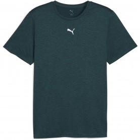 фланелка,с,къс,ръкав,лека,атлетика,мъжко,фитнес,облекло,puma,men's,heather,cat,short,sleeve,performance,gym,top,green,heather