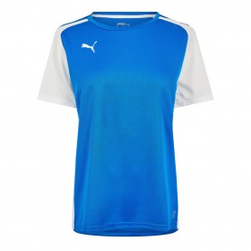 Дамска тениска Puma (13) Statement Ss Tee Womens - Blue дамска,тениска,разпродажба,puma,дамски,топове,дамски,горнища,за,тренировка,дамски,горнища,размер+,дамски,облекла,размер,лека,атлетика,дамско,фитнес,облекло