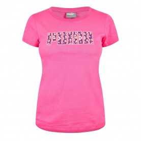 Puma (6) Bt-Women Ss Tee3 Womens - Pink разпродажба,puma,дамски,топове,дамски,горнища,за,тренировка,лека,атлетика,дамско,фитнес,облекло,всички,фитнес,облекла,дамски,облекла,за,бягане,puma,(6),bt,