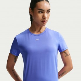 Nike Dri-FIT One Womens Standard Fit Short-Sleeve Top - Sapphire дамски,горнища,за,тренировка,дамско,фитнес,облекло,бягане,дамски,облекла,за,бягане,лека,атлетика,nike,dri,fit,one,women,s,standard,fit,short,sleeve,top,sap