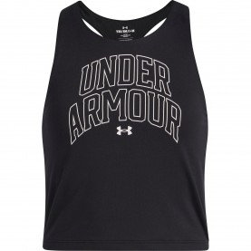 Under Armour Kids Motion Brand Performance Gym Vest - Black детски,потници,лека,атлетика,всички,фитнес,облекла,всички,йога,и,пилатес,аксесоари,и,облекла,йога,и,пилатес,облекла,under,armour,kids,motion,brand,performa