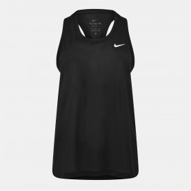 Nike Dri-FIT Women's Racerback Tank - Black дамски,облекла,за,бягане,nike,dri,fit,women's,racerback,tank,black