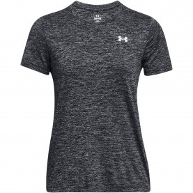 Under Armour Tech Twist Short Sleeve Womens - Black Twist дамски,горнища,за,тренировка,дамско,фитнес,облекло,дамски,облекла,за,бягане,лека,атлетика,under,armour,tech,twist,short,sleeve,womens,black,twist