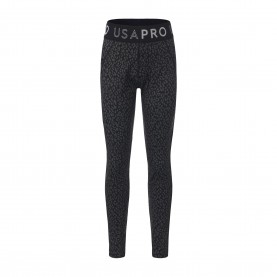 Детски клин USA Pro Training Tight Legging Girls - Black Leopard детски,клин,usa,pro,training,tight,legging,girls,black,leopard