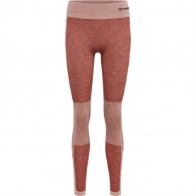 клин,дамски,чорапогащи,и,клинове,дамски,панталони,и,къси,панталони,за,тренировка,дамски,облекла,за,бягане,hummel,seamless,mid,waist,tights,rose