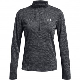 Under Armour UA Tech Textured 1/2 Ld99 - Black дамски,полари,дамски,палта,и,якета,размер+,дамско,фитнес,облекло,дамски,облекла,за,бягане,всички,фитнес,облекла,under,armour,ua,tech,textured,1,2,ld99,blac