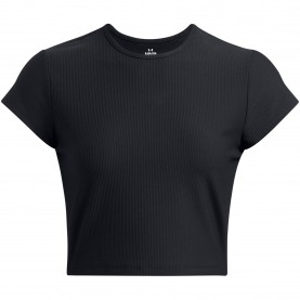 Бебешка тениска Under Armour Womens Meridian Rib Baby T-Shirt - Black бебешка,тениска,under,armour,women,s,meridian,rib,baby,t,shirt,black