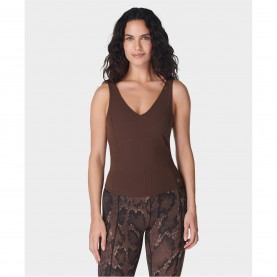 SWEATY BETTY Women's Super Soft Sculpting Racerback Vest - cacao brown дамски,топове,sweaty,betty,women's,super,soft,sculpting,racerback,vest,cacao,brown