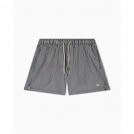 Бански гащета Emporio Armani Men's Boxer Beachwear Swimming Trunks - Striped Black бански,гащета,плуване,в,училище,бански,тип,слип,emporio,armani,men's,boxer,beachwear,swimming,trunks,striped,black