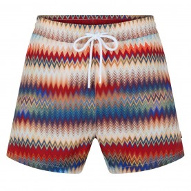 Къси панталони MISSONI Micro Zigzag Swim Shorts - Red SM9LS къси,панталони,стоки,за,плуване,на,разпродажба,missoni,micro,zigzag,swim,shorts,red,sm9ls