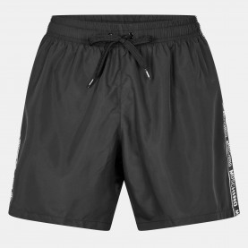 Къси панталони Moschino Logo Tape Swimming Shorts - Black къси,панталони,мъжки,ежедневни,облекла,moschino,logo,tape,swimming,shorts,black
