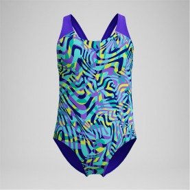 Бански костюм Speedo Kids' Digital All Over One Piece Swimsuit - Indigo Glow бански,костюм,бански,костюми,за,момичета,стоки,за,плуване,на,разпродажба,speedo,kids',digital,all,over,one,piece,swimsuit,indigo,glow