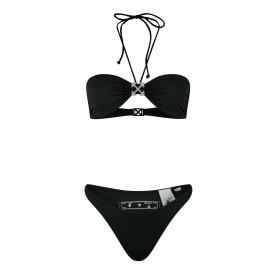 Off White Womens Arrow Bikini Set - Black дамски,топове,дамски,бански,костюми,off,white,women,s,arrow,bikini,set,black