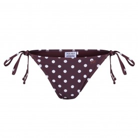 Jack Wills Women's Embroidered Tie Side Bikini Bottoms - Chocolate дамски,бански,костюми,jack,wills,women's,embroidered,tie,side,bikini,bottoms,chocolate