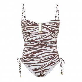 дамски,бански,костюми,biba,bandeau,swimsuit,zebra,print
