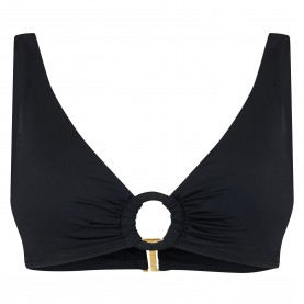 Дамски бикини Lauren by Ralph Lauren Womens Ring Triangle Bikini - Black дамски,бикини,дамски,бански,костюми,дамско,бельо,lauren,by,ralph,lauren,women,s,ring,triangle,bikini,black