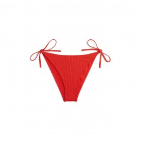 Бикини Tommy Hilfiger Women's Tie Side Bikini Bottoms - Fire Red бикини,дамски,бански,костюми,дамско,бельо,tommy,hilfiger,women's,tie,side,bikini,bottoms,fire,red
