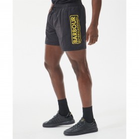 стоки,за,плуване,на,разпродажба,barbour,international,large,logo,swim,shorts,black,bk31