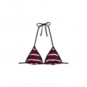 Дамски бикини Tommy Hilfiger Womens Triangle Bikini - Navy Stripe дамски,бикини,дамско,бельо,дамски,бански,костюми,tommy,hilfiger,women,s,triangle,bikini,navy,stripe