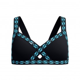 дамски,бански,костюми,дамски,бански,костюми,speedo,solid,logo,elastic,cross,front,top,anthracite