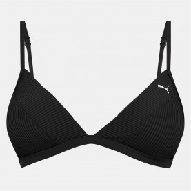 разпродажба,puma,дамски,облекла,размер,puma,ribbed,triangle,bikini,top,womens,black,combo