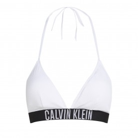 горнище,дамски,бански,костюми,дамско,бельо,calvin,klein,triangle,bikini,top,brill,white