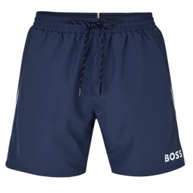 Бански гащета Boss Men's Starfish Breathable Mesh Swim Shorts - Navy бански,гащета,борд,шорти,и,бански,тип,боксерки,стоки,за,плуване,на,разпродажба,boss,men's,starfish,breathable,mesh,swim,shorts,navy