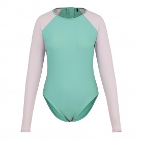 Дамски бански костюм SoulCal Long Sleeve Swimsuit Womens - Pink Green дамски,бански,костюм,дамски,бански,костюми,дамски,бански,костюми,soulcal,long,sleeve,swimsuit,womens,pink,green