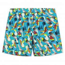 Zoggs Parrot Parade 15 Short Juniors - Blue детски,бански,костюми,плуване,в,училище,детски,бански,костюми,детски,3/4,панталони,детски,бански,костюми,бански,костюми,за,момчета,бански,костюми,за,момиче