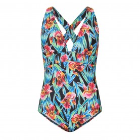 Zoggs Hybrid Tropics Wide X Womens - Multi дамски,бански,костюми,плуване,в,училище,дамски,бански,костюми,дамски,облекла,размер,цели,бански,костюми,за,плуване,дамски,бански,костюми,стоки,за,плуване,н