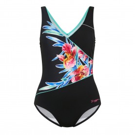 Zoggs Hybrid Tropics Wrap F Womens - Multi дамски,бански,костюми,дамски,бански,костюми,zoggs,hybrid,tropics,wrap,f,womens,multi