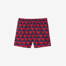 стоки,за,плуване,на,разпродажба,lacoste,printed,swim,shorts,red,ikl