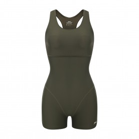Дамски бански костюм Slazenger LYCRA® XTRA LIFE™ Boyleg Swimsuit Ladies - Khaki дамски,бански,костюм,дамски,бански,костюми,дамско,бельо,дамски,бански,костюми,slazenger,lycra,xtra,life,boyleg,swimsuit,ladies,khaki
