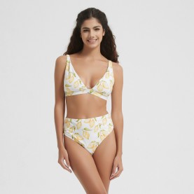 Be You Womens Triangle Bikini - Lemon Print be,you,women,s,triangle,bikini,lemon,print