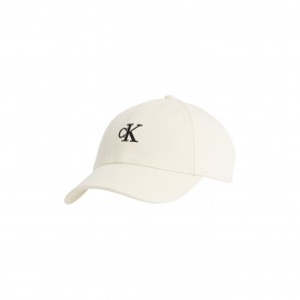 Шапка CALVIN KLEIN JEANS Embroidered Monogram Cap - Bone White шапка,всички,шапки,calvin,klein,jeans,embroidered,monogram,cap,bone,white