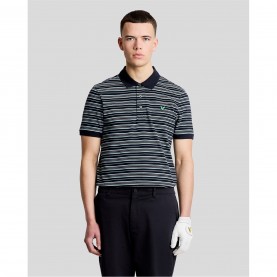 Lyle and Scott Lyle Golf Stripe Pol Sn61 - Y635 Navy/Blue мъжки,блузи,с,яка,мъжки,горнища,за,голф,облекла,за,голф,всички,облекла,за,голф,lyle,and,scott,lyle,golf,stripe,pol,sn61,y635,navy,blue