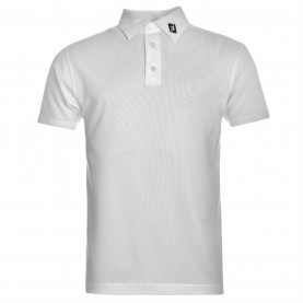 Мъжка блуза с яка FootJoy Footjoy Solid Polo Shirt Mens - White мъжка,блуза,с,яка,мъжки,блузи,с,яка,мъжки,горнища,за,голф,облекла,за,голф,footjoy,footjoy,solid,polo,shirt,mens,white