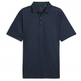 Блуза с яка Puma Mens Cloudspun Rosette Short Sleeve Performance Polo Shirt - Deep Navy блуза,с,яка,мъжки,блузи,с,яка,мъжки,тениски,мъжки,потници,puma,men,s,cloudspun,rosette,short,sleeve,performance,polo,shirt,deep,navy