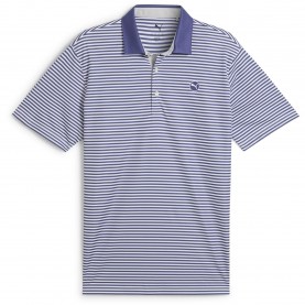 Блуза с яка Puma Mens Pure 2.0 Striped Short Sleeve Performance Polo Shirt - Blue Cryst/Navy блуза,с,яка,мъжки,блузи,с,яка,мъжки,тениски,мъжки,потници,puma,men,s,pure,2,0,striped,short,sleeve,performance,polo,shirt,blue,cryst,navy