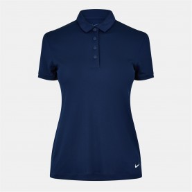 дамски,топове,дамски,блузи,с,яка,дамски,горнища,за,голф,облекла,за,голф,nike,dri,fit,victory,women's,golf,polo,col,navy,white