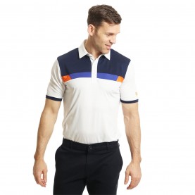 мъжки,горнища,за,голф,облекла,за,голф,island,green,panelled,polo,sn99,white