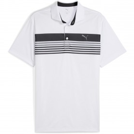 Мъжка блуза с яка Puma West Polo Shirt Mens - Whiteglow/Pb мъжка,блуза,с,яка,мъжки,блузи,с,яка,мъжки,потници,puma,west,polo,shirt,mens,whiteglow,pb