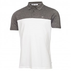 блуза,с,яка,мъжки,горнища,за,голф,облекла,за,голф,calvin,klein,golf,block,polo,shirt,cha,wht