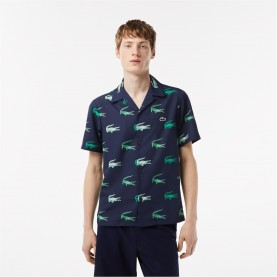 облекла,на,разпродажба,мъжки,тениски,lacoste,lacoste,woven,shirts,sn99,navy,blue