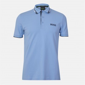 блуза,с,яка,облекла,на,разпродажба,мъжки,тениски,boss,men's,short,sleeve,performance,polo,shirt,open,blue