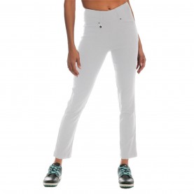 Дамски панталони Island Green IslandGreen Straight Leg Pull On Trousers Womens - White дамски,панталони,дамски,долнища,размер+,дамски,панталони,за,голф,дамски,облекла,размер,облекла,за,голф,стоки,за,голф,на,разпродажба,island,green,islandgree