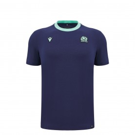 юношеска,тениска,ръгби,облекла,ръгби,фланелки,macron,scotland,rugby,union,cotton,t,shirt,2024,junior,blue