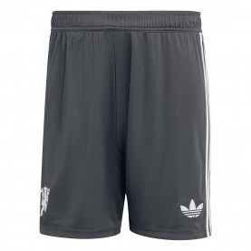 Къси панталони Adidas Manchester United Third Shorts 2024 2025 Adults - Grey къси,панталони,футболни,фланелки,английската,висша,лига,manchester,united,разпродажба,adidas,мъжки,къси,панталони,футболни,долнища,всичко,за,футбола,на,раз