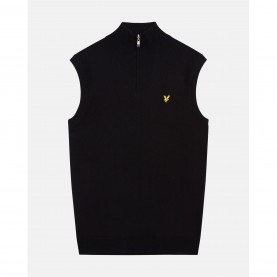 потник,мъжки,пуловери,lyle,and,scott,lyle,knitted,vest,sn99,jet,black