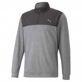 разпродажба,puma,мъжки,пуловери,облекла,за,голф,puma,cloudspun,quarter,zip,mens,black,shade